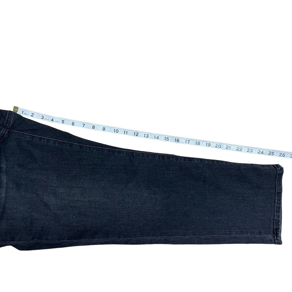 LAUREN RALPH LAUREN JEANS WOMEN'S 14 WHISKERING HIGH RISE STRAIGHT CROP STRETCH - Picture 10 of 11